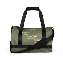 Load image into Gallery viewer, Prayed Up Duffle (OLIVE)