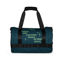 Load image into Gallery viewer, Prayed Up Duffle (TEAL)
